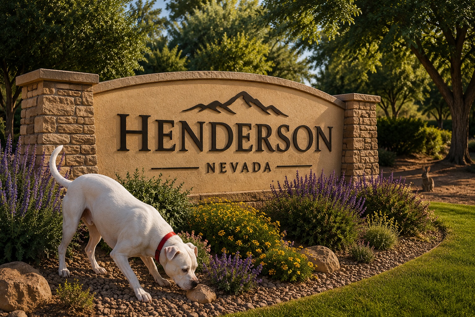 Henderson community entrance in Southern Nevada